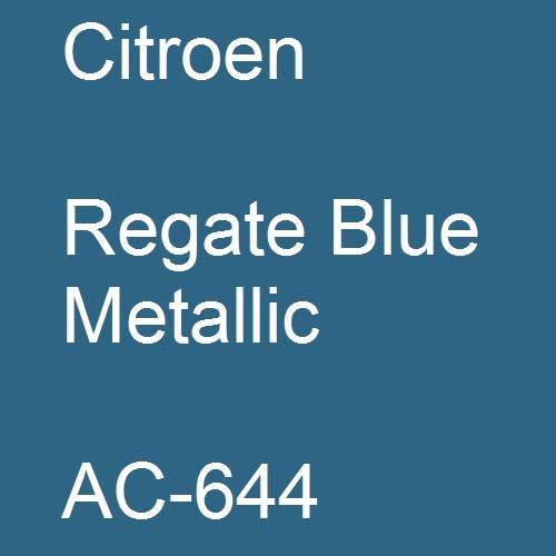 Citroen, Regate Blue Metallic, AC-644.